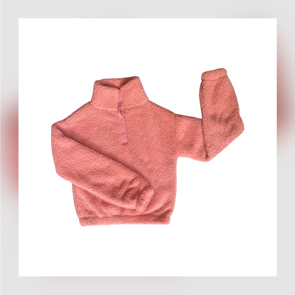 🔹WOMEN’S SUPERCOZY SHERPA QUARTER SNAP PULLOVER SWEATER- size xtra small